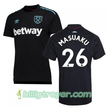 Billige Fotballdrakter West Ham United MASUAKU Bortedraktsett 2017/18 Kortermet