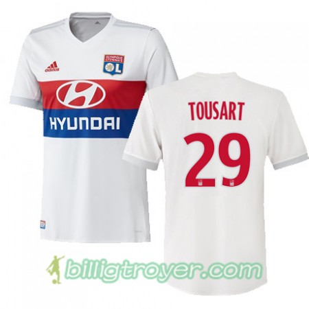Billige Fotballdrakter Olympique Lyonnais LUCAS TOUSART 29 Hjemmedraktsett 2017/18 Kortermet