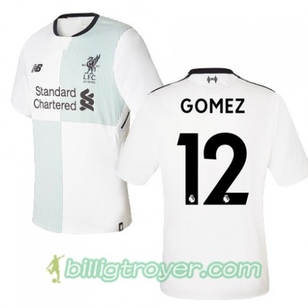 Billige Fotballdrakter Liverpool GOMEZ 12 Bortedraktsett 2017/18 Kortermet