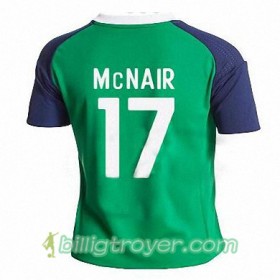 Billige Fotballdrakter Nord-Irland PADDY McNAIR Hjemmedraktsett 2016/17 Kortermet