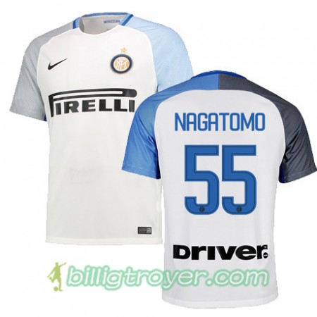 Billige Fotballdrakter Inter NAGATOMO 55 Bortedraktsett 2017/18 Kortermet