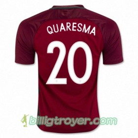 Billige Fotballdrakter Portugal RICARDO QUARESMA Hjemmedraktsett Euro 2016