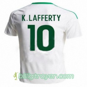 Billige Fotballdrakter Nord-Irland KYLE LAFFERTY Bortedraktsett 2016/17 Kortermet