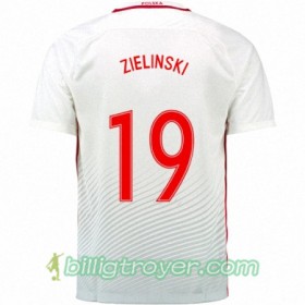 Billige Fotballdrakter Polen PIOTR ZIELINSKI Hjemmedraktsett Euro 2016