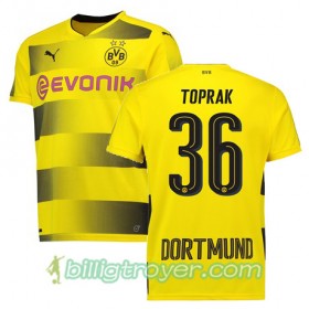 Billige Fotballdrakter Borussia Dortmund TOPRAK 36 Hjemmedraktsett 2017/18 Kortermet