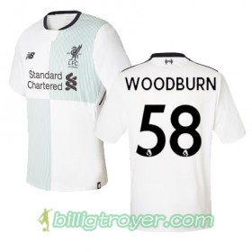 Billige Fotballdrakter Liverpool Woodburn 58 Bortedraktsett 2017/18 Kortermet