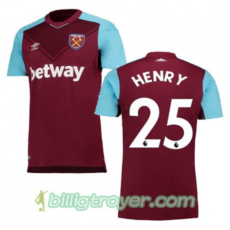 Billige Fotballdrakter West Ham United HENRY Hjemmedraktsett 2017/18 Kortermet