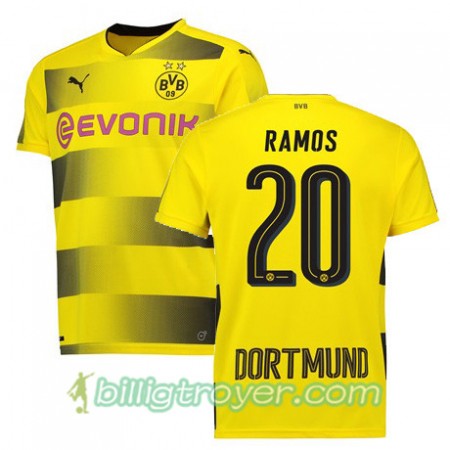 Billige Fotballdrakter Borussia Dortmund RAMOS 20 Hjemmedraktsett 2017/18 Kortermet