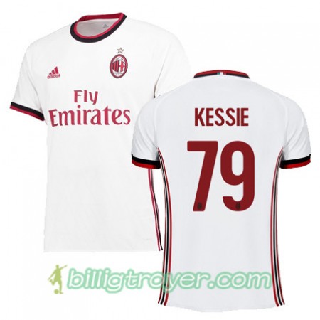 Billige Fotballdrakter AC Milan KESSIE 79 Bortedraktsett 2017/18 Kortermet