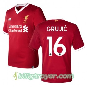 Billige Fotballdrakter Liverpool GRUJIC 16 Hjemmedraktsett 2017/18 Kortermet