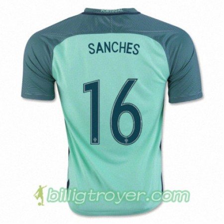 Billige Fotballdrakter Portugal RENATO SANCHES Bortedraktsett Euro 2016