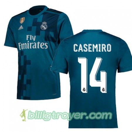 Billige Fotballdrakter Real Madrid CASEMIRO 14 Tredjedraktsett 2017/18 Kortermet