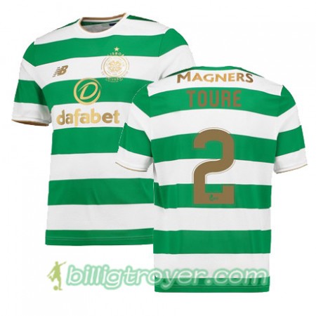 Billige Fotballdrakter Celtic FC KOLO TOURE Hjemmedraktsett 2017/18 Kortermet