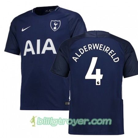 Billige Fotballdrakter Tottenham Hotspur ALDERWEIRELD 4 Bortedraktsett 2017/18 Kortermet