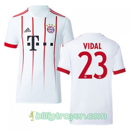 Billige Fotballdrakter FC Bayern München VIDAL 23 Tredjedraktsett 2017/18 Kortermet