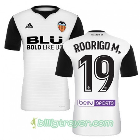 Billige Fotballdrakter Valencia CF RODRIGO M Hjemmedraktsett 2017/18 Kortermet