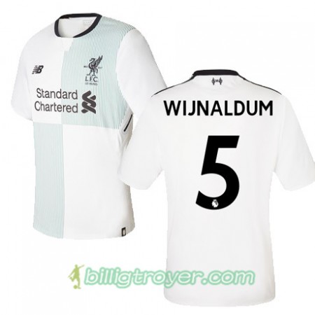 Billige Fotballdrakter Liverpool WIJNALDUM 5 Bortedraktsett 2017/18 Kortermet