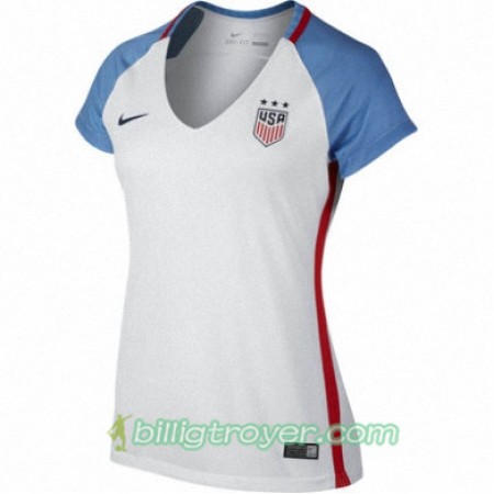 Billige Fotballdrakter USA Dame Hjemmedraktsett 2016/17 Kortermet