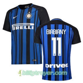 Billige Fotballdrakter Inter BIABIANY 11 Hjemmedraktsett 2017/18 Kortermet