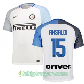 Billige Fotballdrakter Inter ANSALDI 15 Bortedraktsett 2017/18 Kortermet