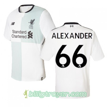 Billige Fotballdrakter Liverpool Alexander 66 Bortedraktsett 2017/18 Kortermet
