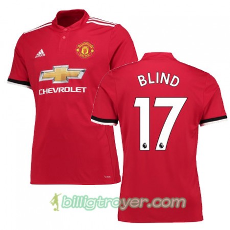 Billige Fotballdrakter Manchester United BLIND 17 Hjemmedraktsett 2017/18 Kortermet
