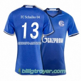 Billige Fotballdrakter FC Schalke 04 CHOUPO MOTING 13 Hjemmedraktsett 2017/18 Kortermet