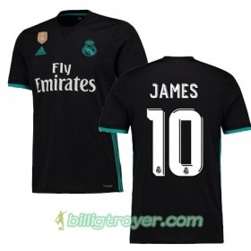 Billige Fotballdrakter Real Madrid JAMES 10 Bortedraktsett 2017/18 Kortermet