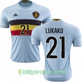 Billige Fotballdrakter Belgia JORDAN LUKAKU Bortedraktsett Euro 2016