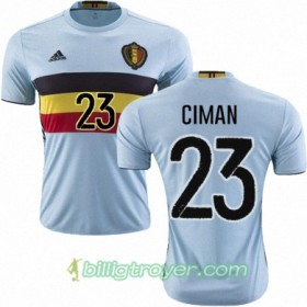 Billige Fotballdrakter Belgia LAURENT CIMAN Bortedraktsett Euro 2016