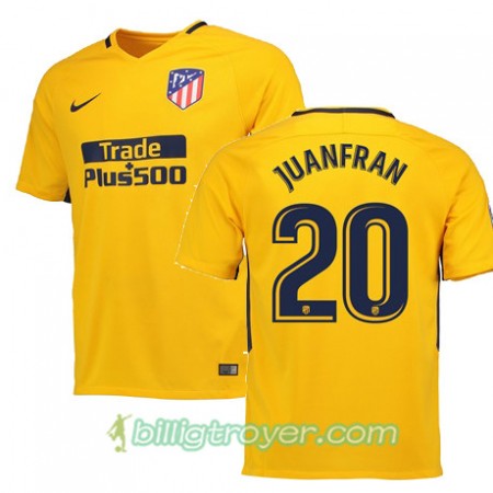 Billige Fotballdrakter Atlético Madrid JUANFRAN 20 Bortedraktsett 2017/18 Kortermet