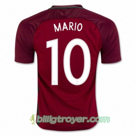 Billige Fotballdrakter Portugal JOAO MARIO Hjemmedraktsett Euro 2016