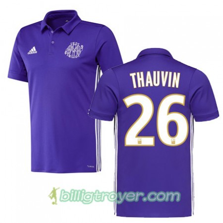 Billige Fotballdrakter Olympique de Marseille FLORIAN THAUVIN 26 Tredjedraktsett 2017/18 Kortermet