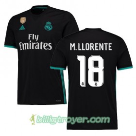 Billige Fotballdrakter Real Madrid MARCOS LLORENTE 18 Bortedraktsett 2017/18 Kortermet