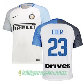 Billige Fotballdrakter Inter EDER 23 Bortedraktsett 2017/18 Kortermet