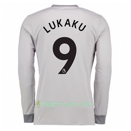 Billige Fotballdrakter Manchester United Romelu Lukaku 9 Tredjedraktsett 2017/18 Langermet