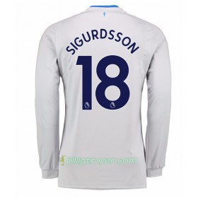 Billige Fotballdrakter Everton Gylfi Sigurdsson 18 Bortedraktsett 2017/18 Langermet