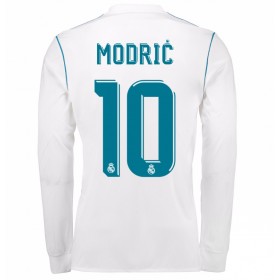 Billige Fotballdrakter Real Madrid Luka Modric 10 Hjemmedraktsett 2017/18 Langermet