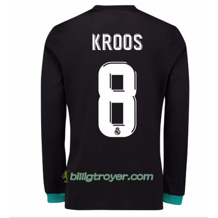 Billige Fotballdrakter Real Madrid Toni Kroos 8 Bortedraktsett 2017/18 Langermet