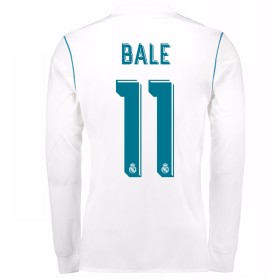 Billige Fotballdrakter Real Madrid Gareth Bale 11 Hjemmedraktsett 2017/18 Langermet