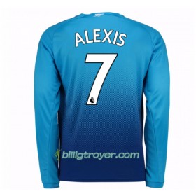 Billige Fotballdrakter Arsenal Alexis Sanchez 7 Bortedraktsett 2017/18 Langermet