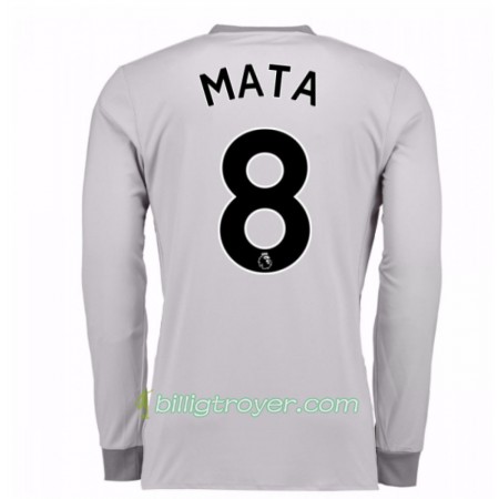 Billige Fotballdrakter Manchester United Juan Mata 8 Tredjedraktsett 2017/18 Langermet