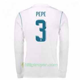 Billige Fotballdrakter Real Madrid Pepe 3 Hjemmedraktsett 2017/18 Langermet