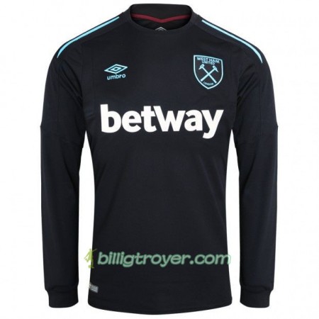 Billige Fotballdrakter West Ham United Bortedraktsett 2017/18 Langermet