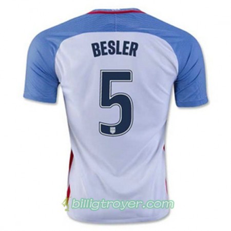 Billige Fotballdrakter USA BESLER Hjemmedraktsett 2016/17 Kortermet