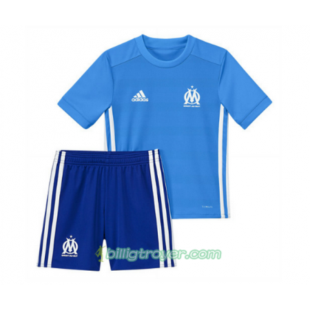 Billige Fotballdrakter Olympique de Marseille Barn Bortedraktsett 2017/18 Kortermet