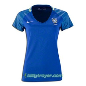 Billige Fotballdrakter Brasil Dame Bortedraktsett 2016/17 Kortermet