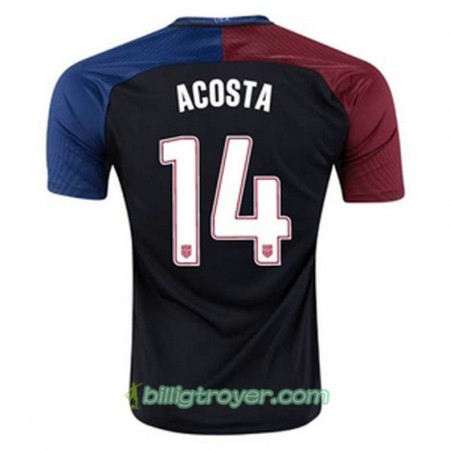 Billige Fotballdrakter USA ACOSTA Bortedraktsett 2016/17 Kortermet