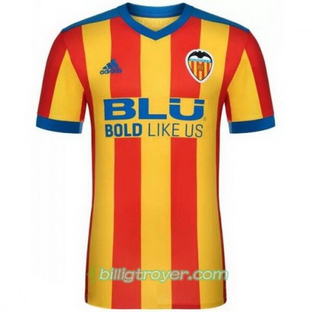 Billige Fotballdrakter Valencia CF Bortedraktsett 2017/18 Kortermet