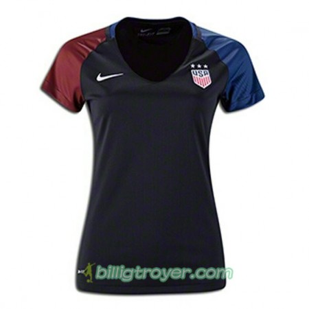 Billige Fotballdrakter USA Dame Bortedraktsett 2016/17 Kortermet